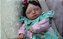 Bebê Reborn Rosalie Cabelo Castanho Escuro Realista - Imagem 1