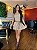 Vestido Laise de Malha Babado Cappuccino - Imagem 2