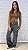 Calça Jeans Cargo Preta - Imagem 1