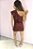 Vestido Paetê Ombro Só Bordô - Imagem 2