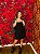 Vestido Laise de Malha Babado Preto - Imagem 1