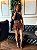 Saia Shorts Laise de Malha Marrom - Imagem 2