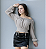Blusa Ciganinha Duna Cinza - Imagem 3