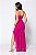 Vestido Longo de Tule com Fenda Pink - Imagem 2