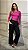 Body de Tule com Top Interno Pink - Imagem 2