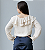 Blusa Bata de Crepe Bege - Imagem 4