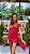 Vestido em Poliamida Ombro a Ombro Vermelho - Imagem 1