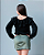 Saia Shorts Prada com Elastano Verde - Imagem 2