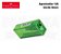 Apontador FABER-CASTELL com Depósito 125FLVZF - Verde Neon - Imagem 1