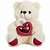 Urso de Pelúcia C/ Coração 30cm em Poliéster Fizzy - Imagem 7
