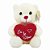 Urso De Pelúcia 20cm Eu Te Amo em Poliéster Fizzy - Imagem 5
