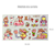 Cartela de Adesivos Menina Fofa Princesa - Imagem 3