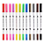 Caneta Ponta Dupla - Brush e Fine Line - 12 Cores - Imagem 2