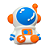 Apontador Escolar Astronauta - Imagem 1