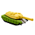 Borracha Tanque de Guerra Montável - Imagem 1