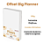 Pct c/ 100 fls Offset 120g Big Planner 17x22 - Imagem 2
