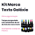 Kit 6 Marca Texto Garrafinha Galáxia - Imagem 1