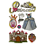 Adesivos Chipboard 3D Glitter Princess - Art & Montagem - CB054 - Imagem 1