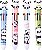 Caneta Fofa 10 Cores Panda - Imagem 1