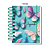Mini Agenda Permanente Borboletas Novas 15x11cm 160 Folhas Em Papel - Imagem 3