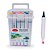 Maleta c/ 36 Canetas Ponta Dupla estilo Touch para Pintar Boobie Goods - Imagem 1