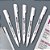 Caneta Branca - Marcador - Ponta 2mm - Merisen W-1618 - Imagem 5