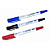 Caneta Permanente Ponta Dupla 0,4 e 0,8mm - Shiwen - Twin Marker SW-128-A - Imagem 1