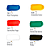 Tempera Guache 15ml Acrilex 6 Cores - Tinta Guache - Ref 02020 - Imagem 3