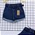 Short Baggy Escuro Cinto Encapado - Imagem 3