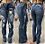Calça Flare Navalhada bolso Faca . - Imagem 1