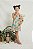 Vestido de Boneca American Girl Estampado Floral Laranja - Imagem 2
