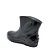 Bota PVC Preta Cano Extra Curto Work - Imagem 1