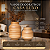 Kit 2 Vasos Decorativos Cerâmica Casa Luxo Premium Bege Com Marrom - Imagem 3