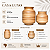 Kit 2 Vasos Decorativos Cerâmica Casa Luxo Premium Bege Com Marrom - Imagem 6
