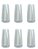 Jogo de 6 Copos de Cristal Transparente 330 ml Long Drink - Imagem 1