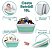 Cesto Retrátil Para Roupas De 18 Litros Flash Limp Cor Verde/ Bacia Para Bebe - Imagem 3