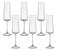 Jogo 6 Taças Champanhe Espumante Sommelier Luxo Em Cristal - Imagem 1
