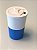 Copo para Café em Bambu com Tampa Rosqueável – 450 ml Azul - Imagem 2