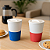 Copo para Café em Bambu com Tampa Rosqueável – 450 ml Azul - Imagem 3