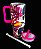 Copo Térmico com Canudo e Alça 1200 ml – Modelo Fauna Rosa - Imagem 5