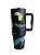 Copo Térmico com Canudo e Alça 1200 ml – Modelo Fauna Preto - Imagem 1