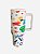 Copo Térmico com Canudo e Alça 1200 ml – Modelo Fauna Off White - Imagem 1