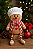Boneco De Natal Biscoito Ginger Sentado Enfeite Decorativo - Imagem 5