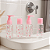 Kit Necessarie Rosa 4 Frascos Sabonete Shampoo Condicionador Hidratante - Kit Viagem - Imagem 4