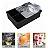 Forma de Gelo Grande 6 Cubos Silicone Quadrado Preto - Imagem 5