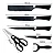 Kit Funcional Facas De Cozinha E Churrasco – 6 Peças Completo - Imagem 3