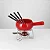 Aparelho de Fondue para Queijo em Cerâmica 8 Peças Vermelho 660ml - Imagem 5