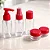 Kit Necessarie Vermelho 5 Frascos Sabonete Shampoo Condicionador Hidratante - Kit Viagem - Imagem 6
