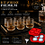 Kit Whisky Premium 6 Copos de Vidro 310ml + Forma de Gelo Silicone Esfera Grande para Drinks e Whisky - Imagem 5