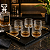 Kit Whisky Premium 6 Copos de Vidro 310ml + Forma de Gelo Silicone Esfera Grande para Drinks e Whisky - Imagem 2